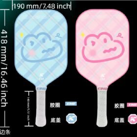 clouds Series personalized pickleball paddle